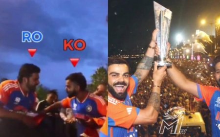 Rohit Sharma-Virat Kohli’s UNSEEN Video During Victory Parade in Mumbai After T20 WC 2024 Win Goes VIRAL | WATCH