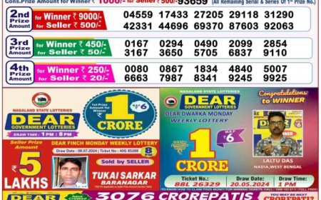 Nagaland Lottery Sambad Result 10.07.2024 For 6 PM LIVE: Dear HILL EVENING Rs. 1 Crore Lucky Draw Winning Numbers OUT Shortly