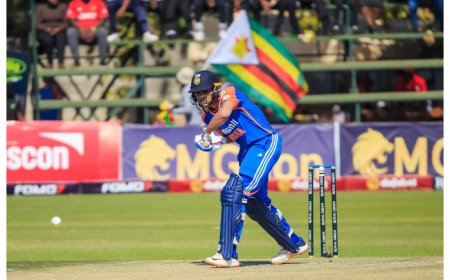 Shubman Gill Guides India to 23-Run Victory Over Zimbabwe in Third T20I, Secures 2-1 Series Lead