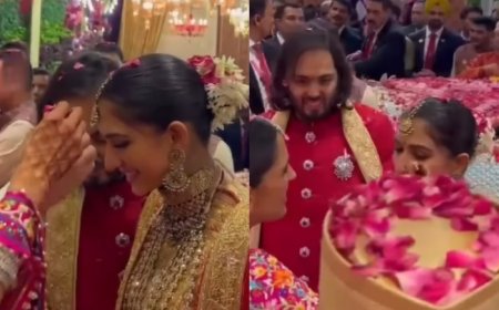 Anant Ambani-Radhika Merchant Wedding Highlights: Emotional Bride Hugs Dad Following The Vows as ‘Mr And Mrs Ambani’