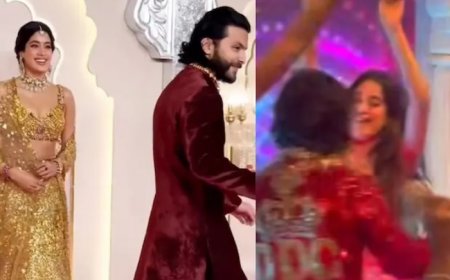 Janhvi Kapoor Dances Close to Beau Shikhar Pahariya at Anant and Radhika’s Wedding; Fans Say ‘Agla Number Inka’ – WATCH