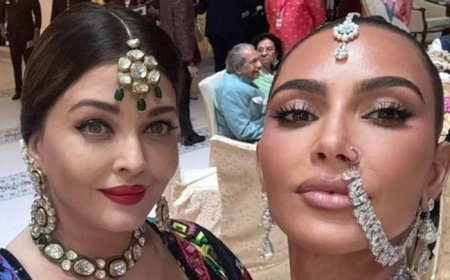 Kim Kardashian’s Selfie With ‘Queen’ Aishwarya Rai Creates a Storm on the Internet; Fans Say ‘Sight to Behold’