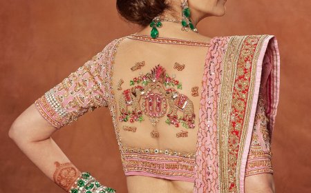 Nita Ambani Styles Her Pink Ghagra With One-of-a-Kind Blouse, Weaves Names of Grandchildren, Shlok and Kashi Temples Over it