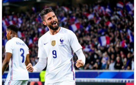 France’s All-Time Leading Goal Scorer Olivier Giroud Announces International Retirement After Euro 2024 Heartbreak