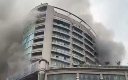 8 Dead, Several Injured After Massive Fire Breaks Out At Shopping Mall In China