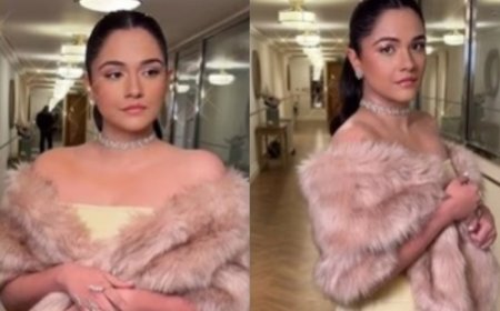All That Shimmers is Bride’s Sister Anjali Merchant in Rs 21k Yellow Strapless Dress For Anant Ambani-Radhika Merchant’s London Theme Gala- Pics
