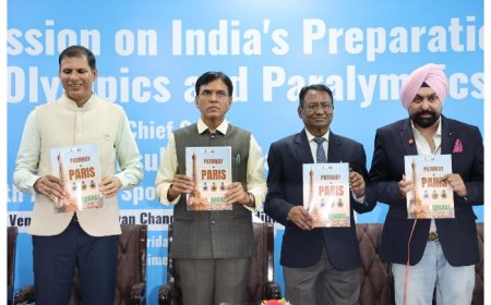 Sports Minister Mansukh Mandaviya Joins Panel Discussion On India’s Preparations For Paris Olympics 2024