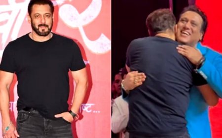 Salman Khan Dances a Little Before Hugging Govinda at Dharamveer 2 Trailer Launch, WATCH