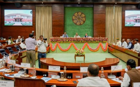 All-Party Meet: Battle Lines Drawn Ahead Of Budget Session As Opposition Corners Govt Over NEET Paper Leak, UP Eateries Diktat