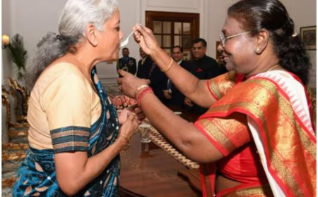 ‘Dahi Cheeni Moment’: President Droupadi Murmu Feeds Spoon Of Good Luck To FM Sitharaman Ahead Of Budget 2024