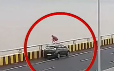 Man Jumps Off Atal Setu In Mumbai, Search On; Watch Full Video Over Here