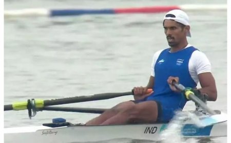 Paris Olympics 2024: Indian Rower Balraj Panwar Finishes 4th In Heats, Moves To Repechage