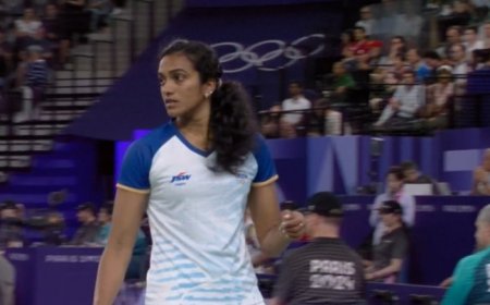 Paris Olympics 2024: PV Sindhu Breezes Past FN Abdul Razzaq In Just 29 Minutes