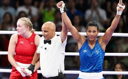 Paris Olympics 2024: Lovlina Borgohain One Win Shy Of Winning Boxing Medal, Beats Sunniva Hofstad