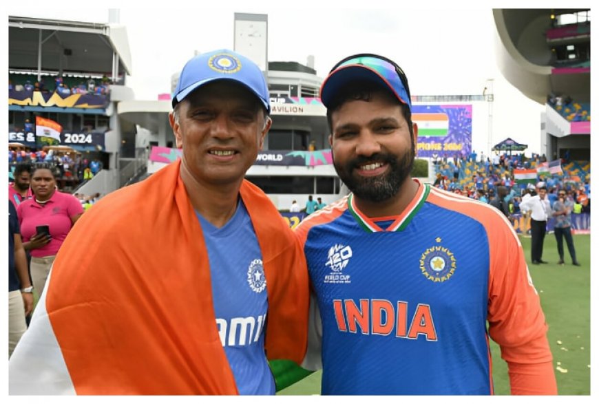 Watch: Rahul Dravid’s Farewell Speech as Head Coach Includes Special Message For Rohit Sharma