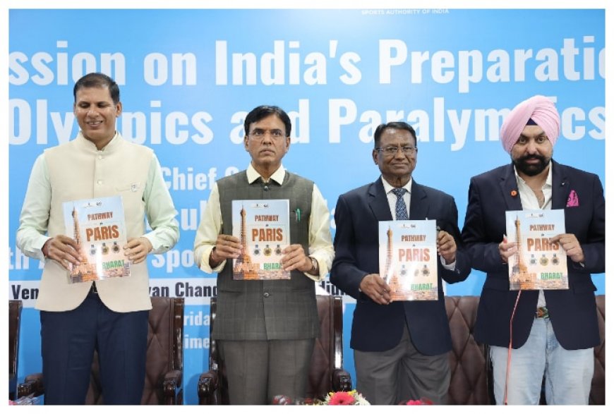 Sports Minister Mansukh Mandaviya Joins Panel Discussion On India’s Preparations For Paris Olympics 2024