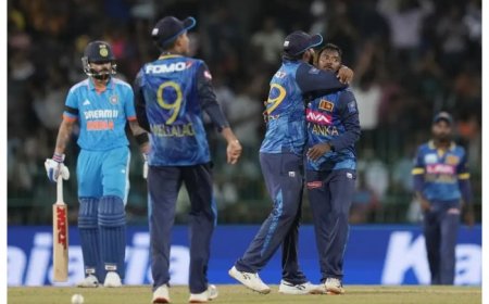 India vs Sri Lanka 2024: SL Skipper Charith Asalanka Strikes Twice In Two Balls To Ensure Thrilling Tie Vs Indians In 1st ODI