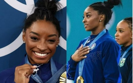 Simone Biles Clinches Another Gold But Her Diamond GOAT Necklace is Making Headlines – Here is Why