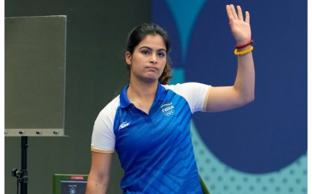 Paris Olympics 2024: ‘I Was Very Nervous’, Admits Manu Bhaker After Missing Third Medal