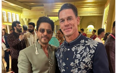 WWE Star John Cena Awe Struck By Shah Rukh Khan At Anant Ambani Wedding, Says THIS