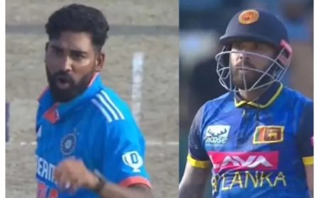 WATCH: Mohammed Siraj And Kusal Mendis Get Into Ugly Fight In 3rd ODI