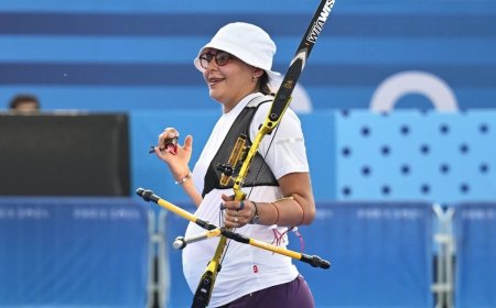 Meet Yaylagul Ramazanova, A Six-Months Pregnant Archer Who Scored a Surprise Win at Paris Olympics 2024