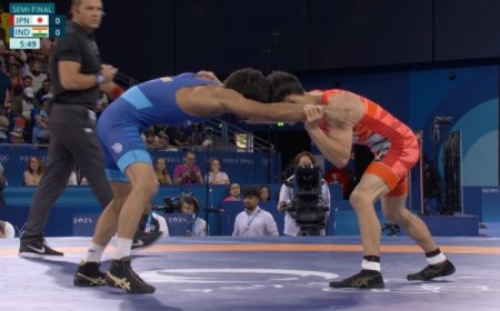 Paris Olympics 2024: Wrestler Aman Sehrawat Loses Semifinal Bout To Rei Higuchi, To Fight For Bronze