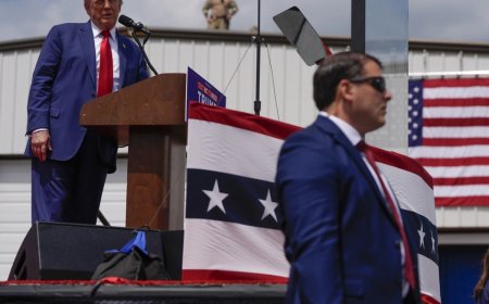 Donald Trump Speaks From Behind Bulletproof Glass At First Outdoor Rally Since His Attempted Assassination