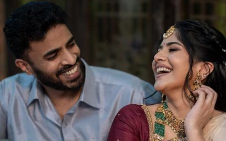 Tamil-Telugu Actor Megha Akash Gets Engaged to Saai Vishnu in Traditional Ceremony – See Pics