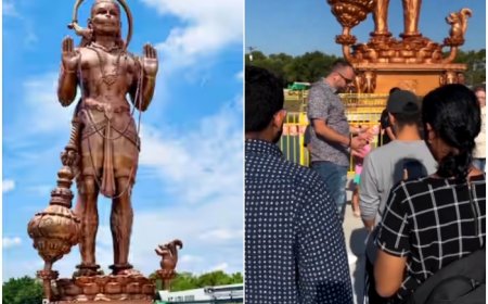 ‘Demon God’: Watch Church Group Protests Against Tallest Hindu God Hanuman’s Statue In Texas