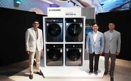 Samsung Launches AI-Enabled Bespoke Washing Machines in India