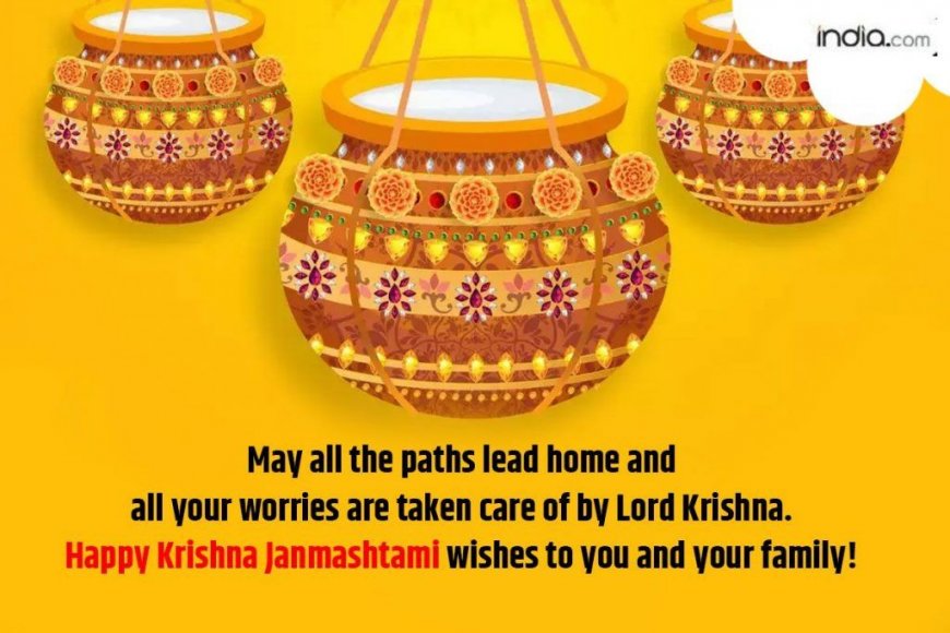 Happy Janmashtami 2024 Wishes: Lord Krishna Images to Share on WhatsApp And Facebook Status