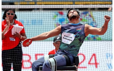 Paris Paralympics 2024: Yogesh Kathuniya Bags Silver In Men’s Discus Throw F56