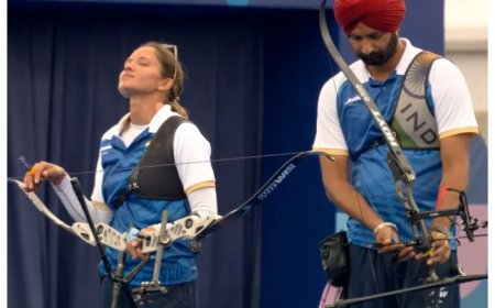 Paris Paralympics 2024: Harvinder Singh And Pooja Jatyan Miss Out On Medal, Finish 4th In Recurve Mixed Team