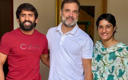 Vinesh Phogat resigns from Indian Railways, joins Congress alongside Bajrang Punia