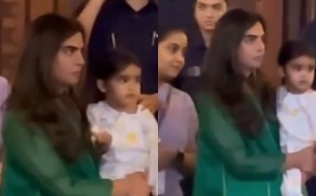 Isha Ambani’s Rs 26k Green Kurta Set For Ganesh Chaturthi Has Caught Our Attention For All The Right Reasons- Watch