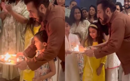 Salman Khan Celebrates Ganesh Puja with Niece Ayat, Chants ‘Bappa Moreya’ in Viral Video – WATCH
