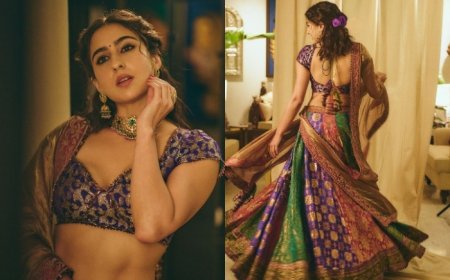 Sara Ali Khan’s Multiciolured Lehenga Made From 60-Year-Old Brocade Sarees is a Reminder to Revive Your Dadi or Nani’s Old Drapes- Pics