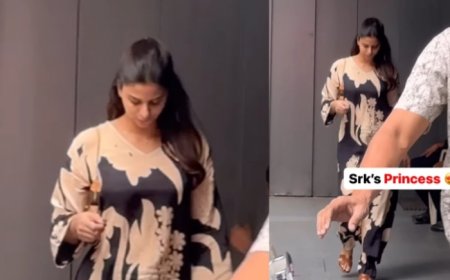 Suhana Khan’s Latest Abstract Kaftan Style Kurta is A Blend Of Chic And Comfort We Need This Festive Season