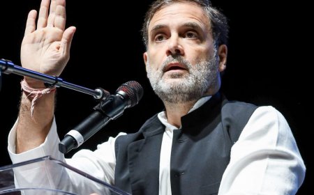‘Daar Nikal Gaya Aab’: Rahul Gandhi Launches Scathing Attack On PM Modi; BJP Calls Him Black Spot in Indian Democracy
