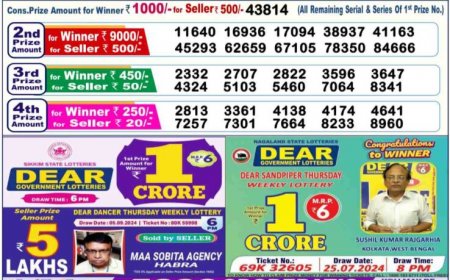 Nagaland State Sambad Lottery Result 11.09.2024 For 1PM, 6PM, 8PM Live: Check Dear INDUS MORNING Lucky Draw Result 1 Crore First Prize Complete Winners List