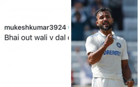 ‘Out vali v dal de yar’, Mukesh Kumar playfully trolls Akash Deep for sharing videos of his batting from their Duleep Trophy 2024 match