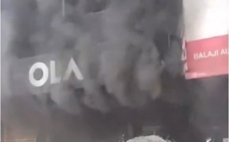 Karnataka man sets Ola showroom on fire in Kalaburagi after facing problem with service of his new bike