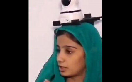 Video of Pakistani man installing CCTV camera on daughter’s head for safety goes viral