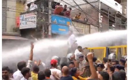 Mosque row: Hindu outfits stage massive protests in Himachal’s Mandi; Police use water cannons  