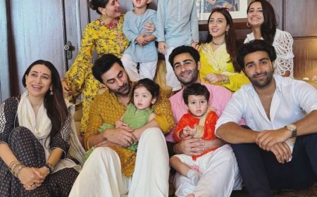 Alia-Ranbir’s daughter Raha Kapoor wears Rs 18K sage green seeaash suit for Ganesh Chaturthi, netizens wonder ‘If its woven of silver or diamond threads’