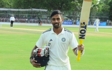 Abhimanyu Easwaran breaks 21-year-old Duleep Trophy record with majestic century against India C