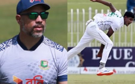 Bangladesh Bowling Coach Andre Adams urges to have patience with new bowling sensation ahead of India Test Series, he is…