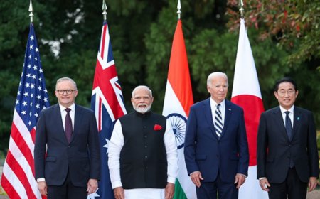 Quad leaders’ express ‘serious concerns’ about intimidating maneuvers in South China Sea