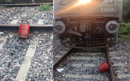 Gas cylinder and detonators found on railway tracks in Madhya Pradesh and Uttar Pradesh